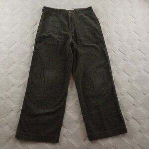 Birds Of Paradise by Trovata Corduroy Pants Womens 4 Green Straight Leg